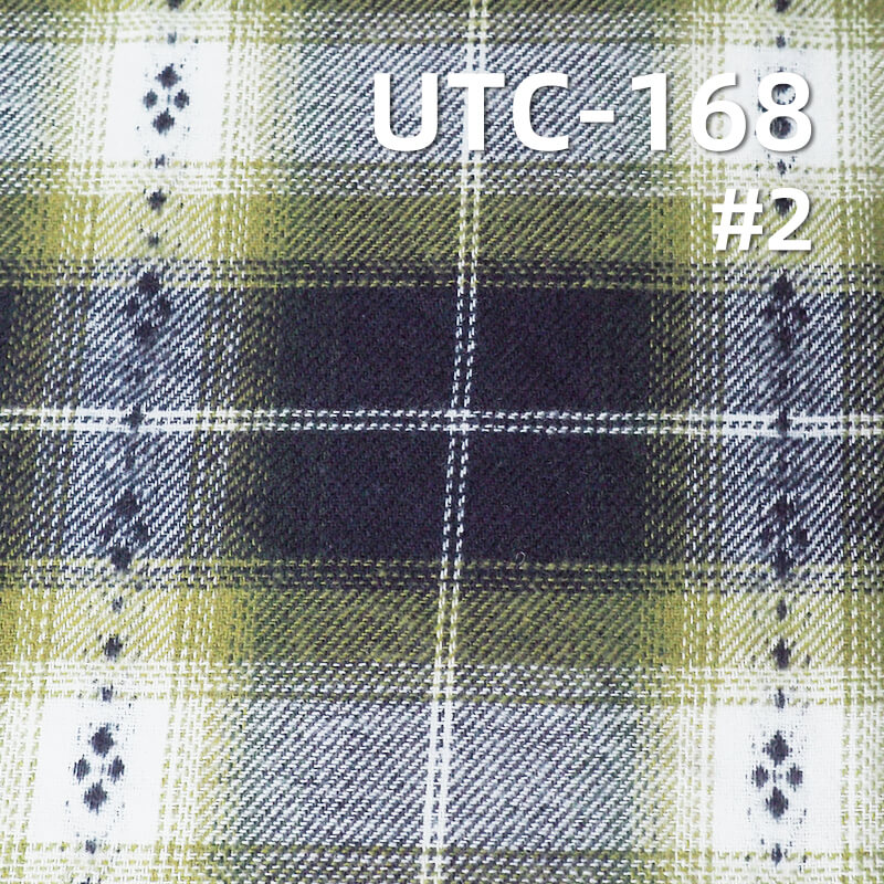 Lightweight TC Plaid Flannel | 130g/m2 Brushed Yarn-Dyed Blend | Shirting & Blouse Fabric