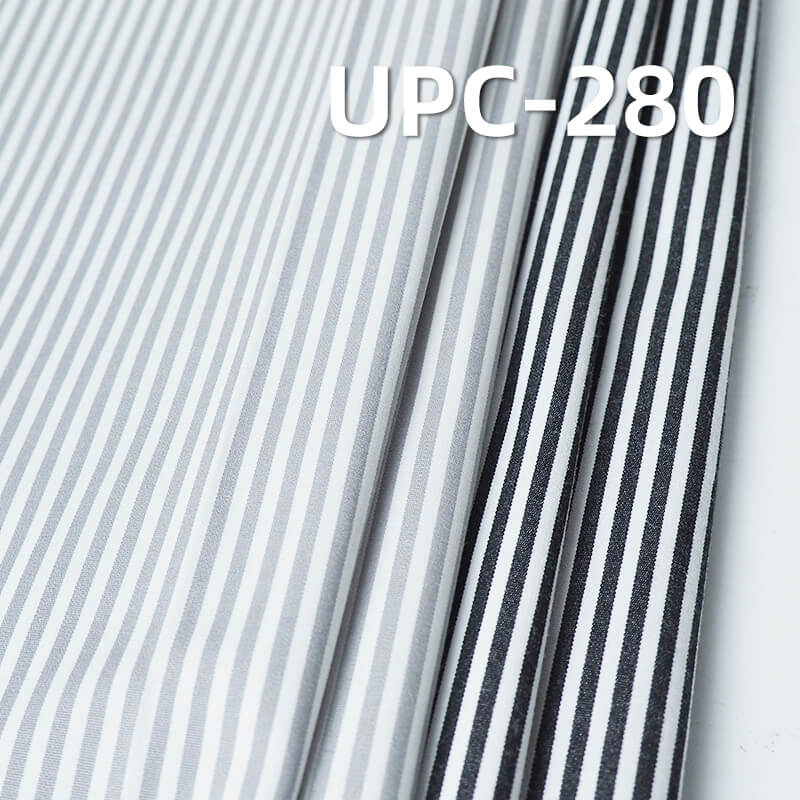 Yarn-Dyed 100% Cotton Stripe | 130g/m2 Lightly Brushed Plain Weave | Fabric for Shirts, Skirts & Pants