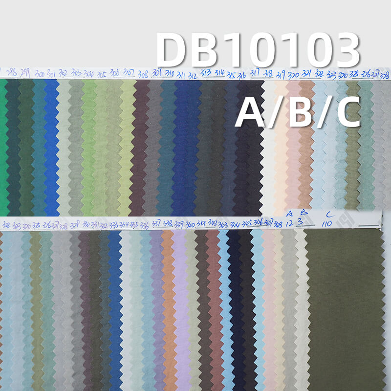 100% Nylon Taslan Fabric | 137g/m² Cotton-like Crinkle Nylon | Laminated Water-Repellent Fabric for Outdoor Jackets