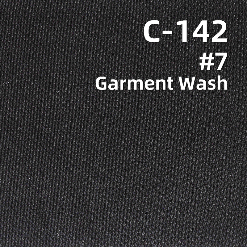 TENCEL  Lyocell Herringbone Fabric | 270g/m2 Stretch Twill with Vintage Wash Effect | For Jackets, Trousers & Skirts