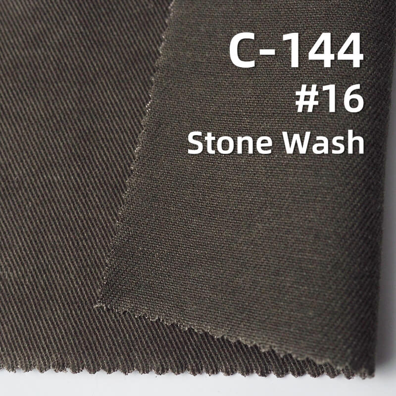 Ultra-Soft Washed Cotton | 300g/m2 Cotton 3/1 Left-Hand Twill | Fabric for Skirts, Work Pants & Jackets