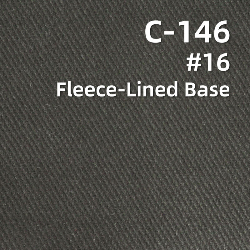 Super Soft Carbon Peached Washed Cotton Fabric | 360g/m2 Cotton Heavyweight Twill Dyed Fabric