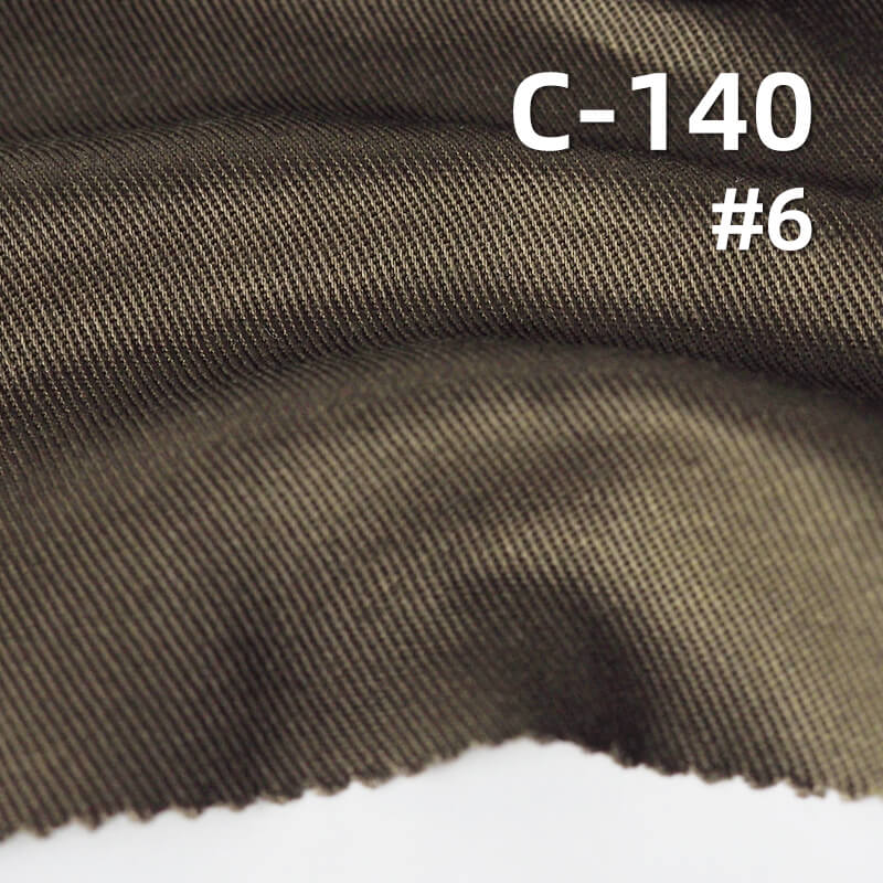 Washed Twill Fabric | 260g/m2 Lyocell Cotton Twill Fabric | Skirts Workwear Trousers Casual Jackets Fabric