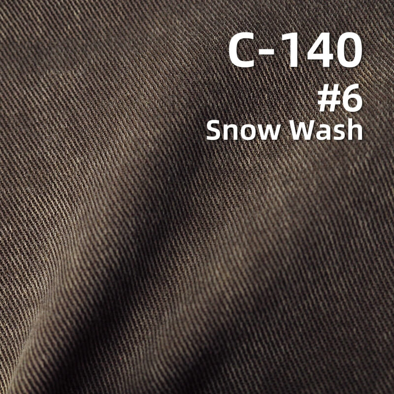 Washed Twill Fabric | 260g/m2 Lyocell Cotton Twill Fabric | Skirts Workwear Trousers Casual Jackets Fabric