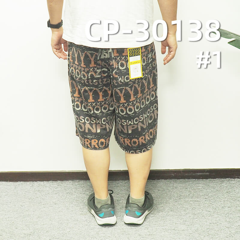 Black Face Black Back Printed Denim | 11oz Cotton Polyester Twill Denim Fabric | Bags Jeans Denim Jackets Fabric