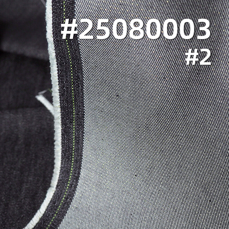 Metallic Thread Colorfast Denim | 9.6oz Lyocell Twill Slub Denim | Bags Shirts Skirts Fabric