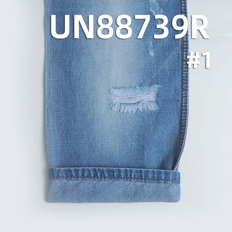 Desized Denim | 9oz 100% Cotton Crosshatch Slub Denim | 3/1 Right-Hand Twill | Denim Skirts & Shirts Fabric