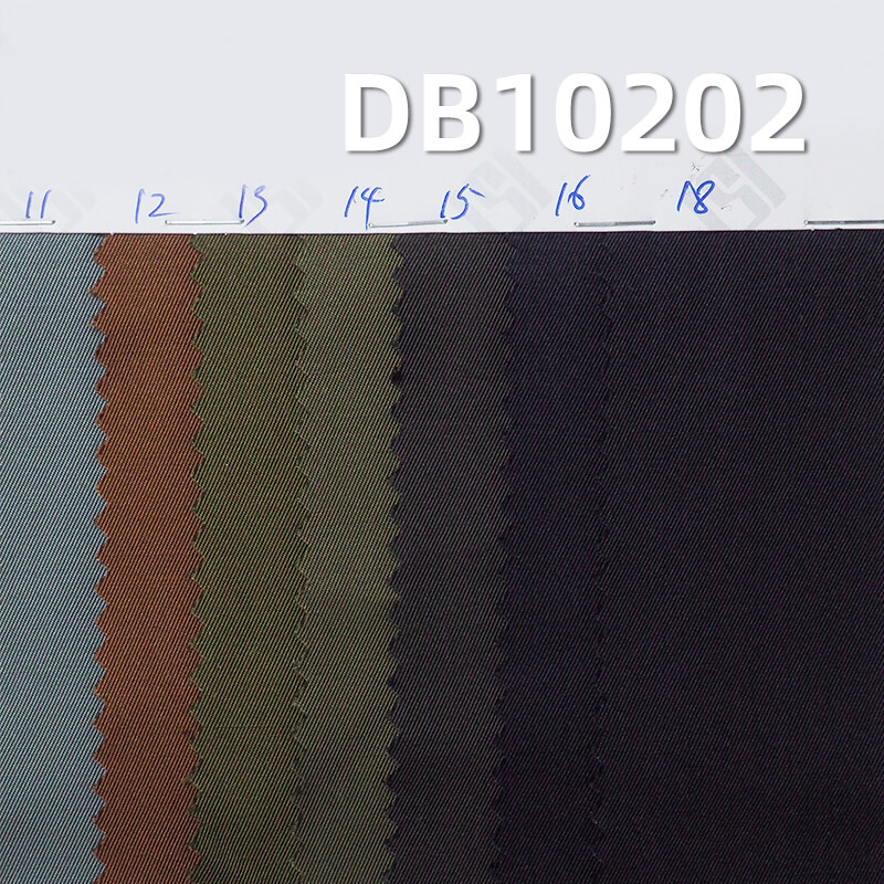Dyed Polyester Double-Faced Twill Fabric | 232g/m2 Heavyweight Cotton-Feel Fabric | Suiting, Trousers & Outerwear Fabric
