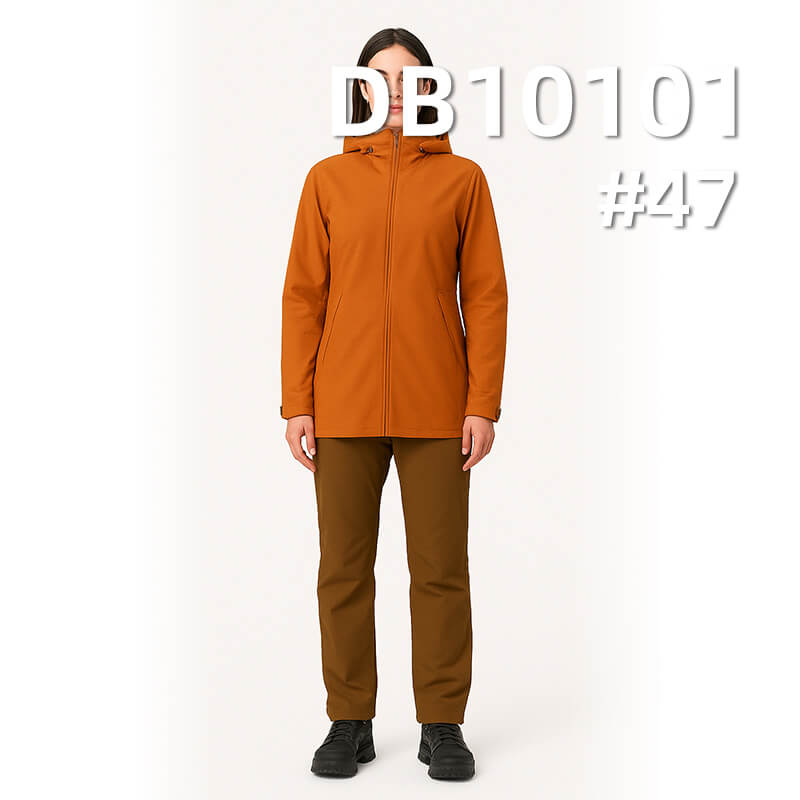 Nylon Double Line Check Four-Way Stretch | 140g/m² Water-Resistant Dyed Fabric | Outdoor Apparel, Casual Jackets, Stretch Pants Material