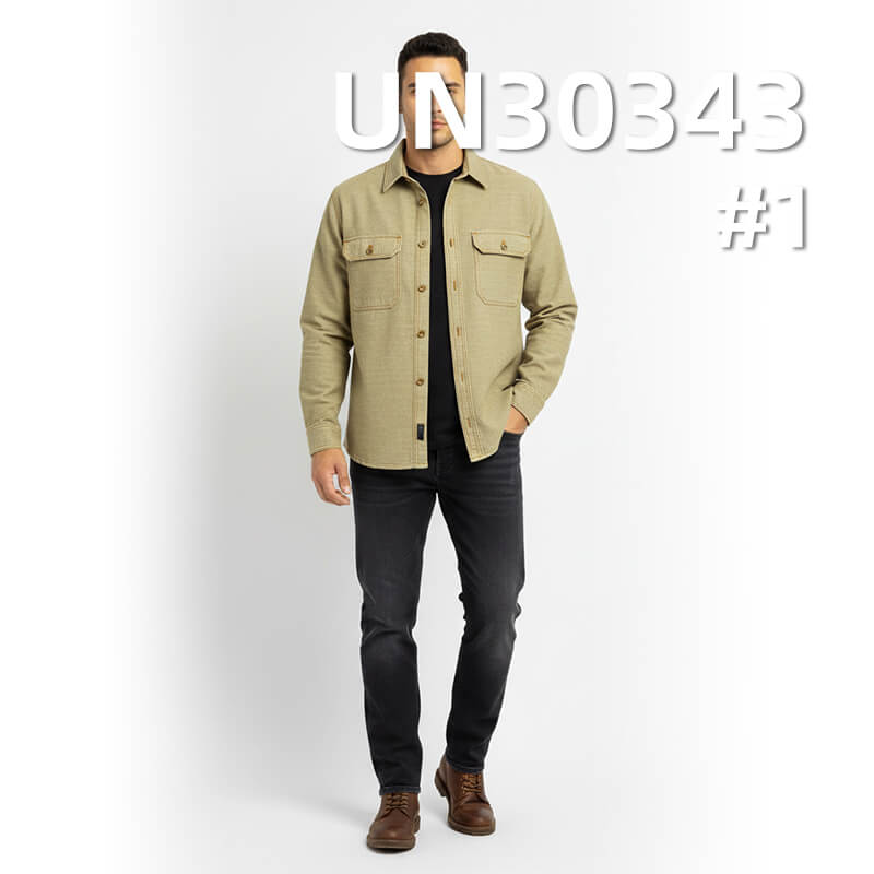 Double-Warp Single-Weft Canvas | 274g/m² All-Cotton Slub Dyed Fabric | Fabric for Workwear Pants and Casual Jackets