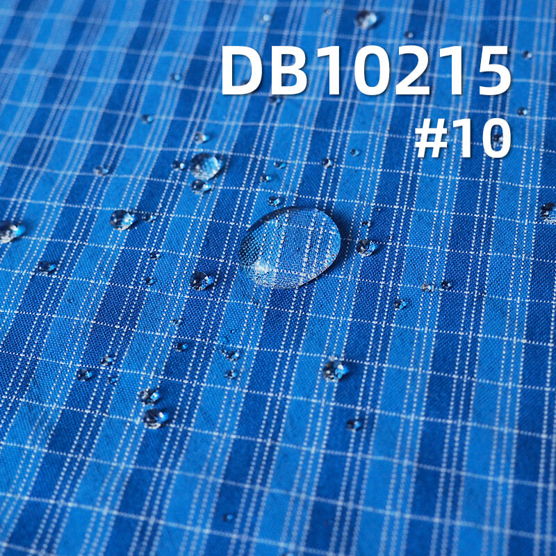 Two-Tone Plaid Dyed Fabric | 190gsm Polyester Rayon Blend Fabric | Waterproof | Anti-static | Windbreaker Fabric