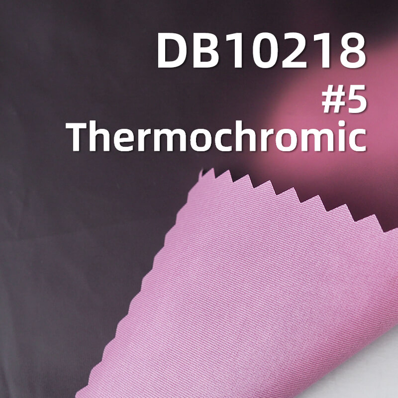 28°C PU Thermochromic Fabric | PFC-Free Waterproof | 42g/m2 Nylon 20D Temperature-Sensitive Tech Fabric