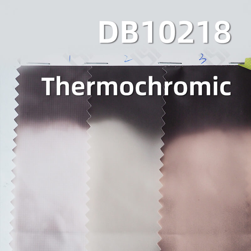 28°C PU Thermochromic Fabric | PFC-Free Waterproof | 42g/m2 Nylon 20D Temperature-Sensitive Tech Fabric