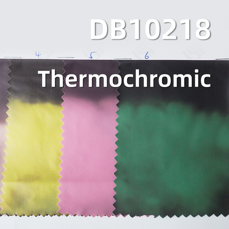 28°C PU Thermochromic Fabric | PFC-Free Waterproof | 42g/m2 Nylon 20D Temperature-Sensitive Tech Fabric