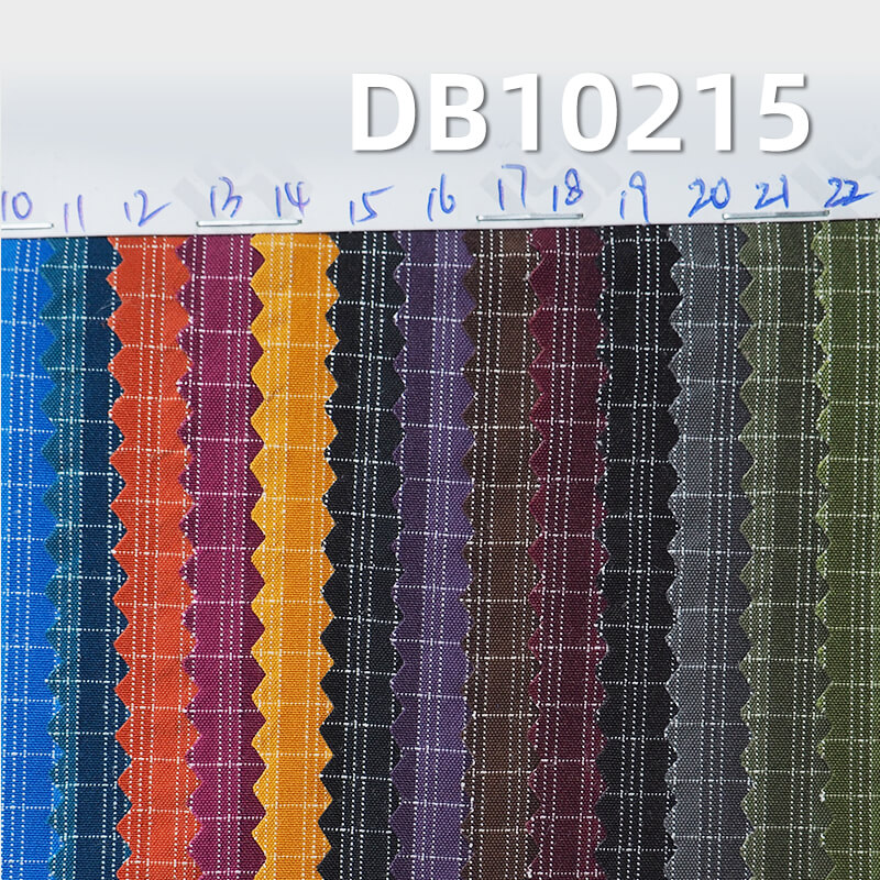 Two-Tone Plaid Dyed Fabric | 190gsm Polyester Rayon Blend Fabric | Waterproof | Anti-static | Windbreaker Fabric