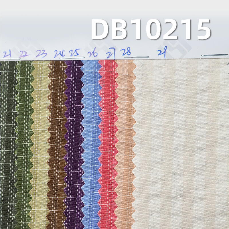 Two-Tone Plaid Dyed Fabric | 190gsm Polyester Rayon Blend Fabric | Waterproof | Anti-static | Windbreaker Fabric