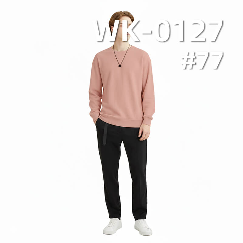 Heavyweight 2*2 Rib Knit | 21s Cotton Spandex Fabric | 380-400gsm Stretch Knit | Fabric for Tops & Base Layers