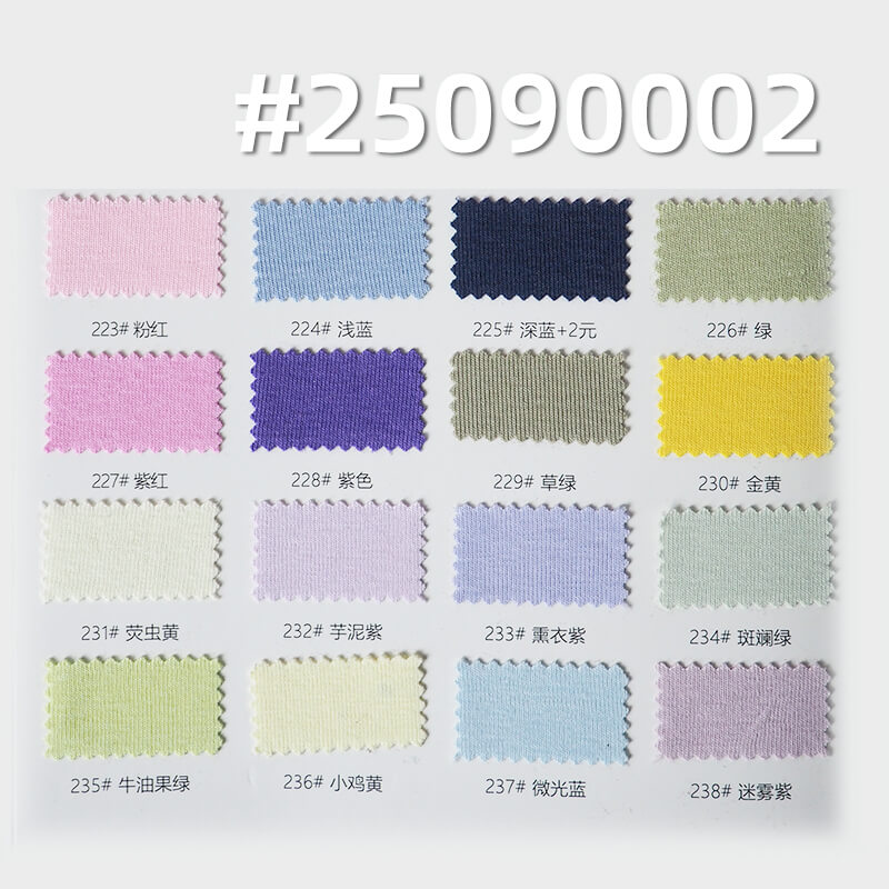 Knitted 40s Combed Cotton | 1x1 Rib Modal Blend | 180g/m2 Stretch Knitted Fabric | Vest & T-shirt Fabric