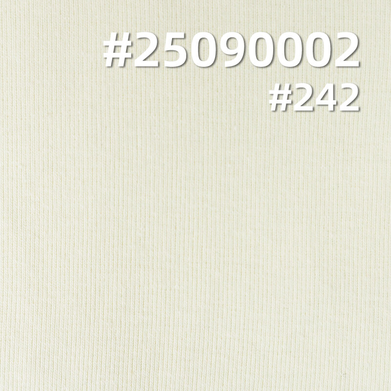 Knitted 40s Combed Cotton | 1x1 Rib Modal Blend | 180g/m2 Stretch Knitted Fabric | Vest & T-shirt Fabric