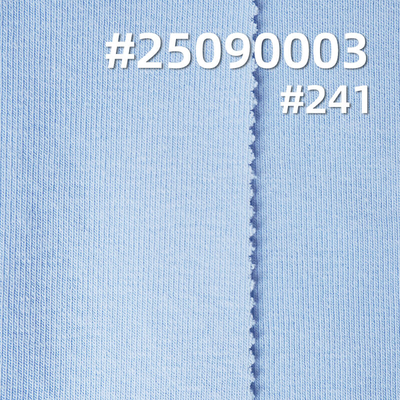 Knitted 40s Combed Cotton | 1*1 Rib Modal Blend |210g/m2 Stretch Knitted Fabric | Vest & T-shirt Fabric