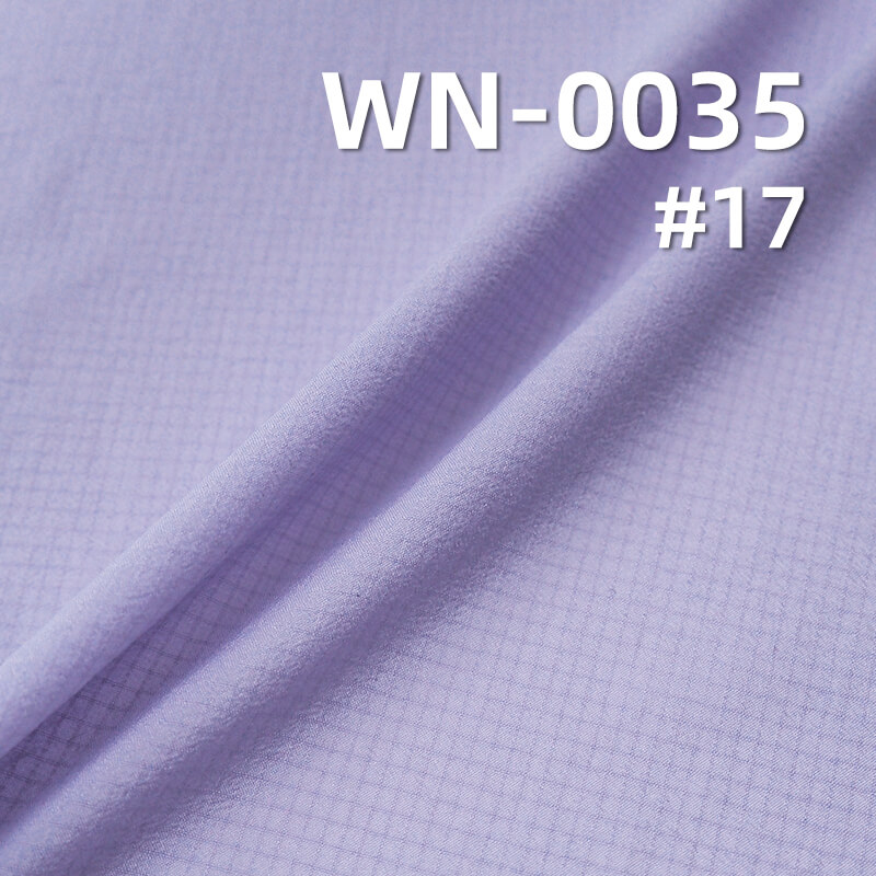 Nylon 66 | Semi-Dull 0.15 Double Line Grid |40g/m2 High Elastic Polyamide Ripstop Fabric | Waterproof | Outdoor Apparel Fabric