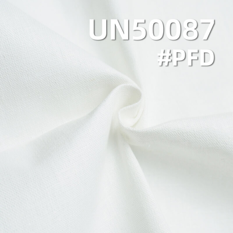 Hemp Cotton Dyed Fabric | 200g/m² Plain Half-bleached Fabric | Solid Color Hemp Cotton for Hanfu, Tops, Skirts