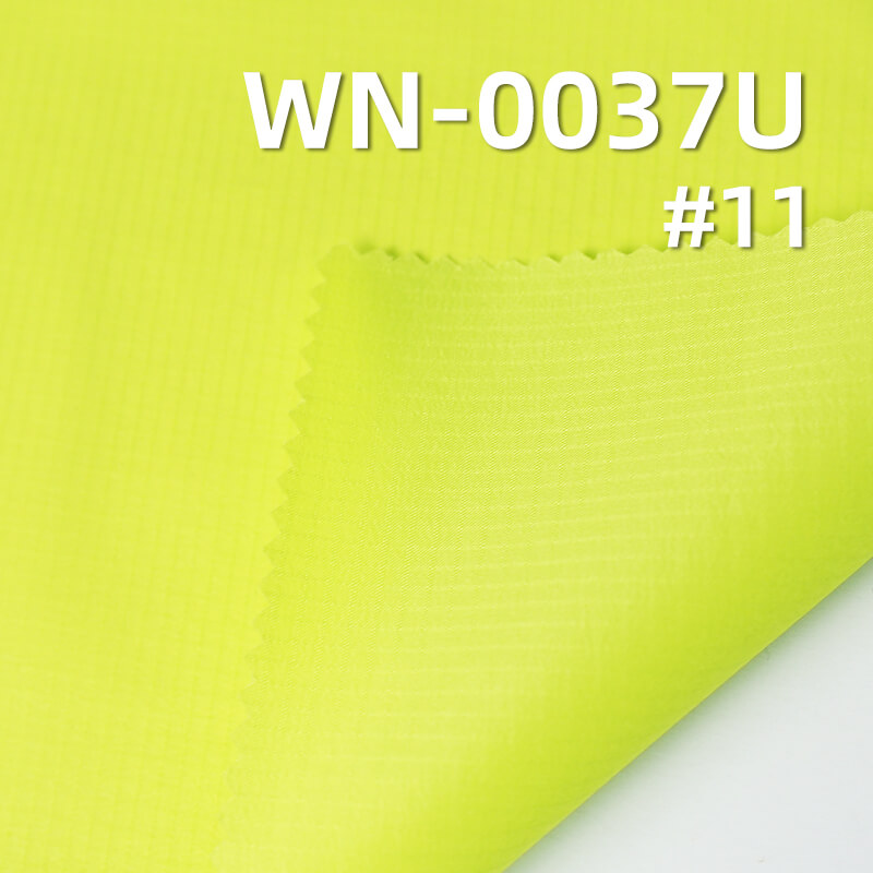 42g/m2 Nylon 66 Double Ripstop(0.15cm*0.15cm) | Downproof Coating | Waterproof | Outdoor Apparel Fabric