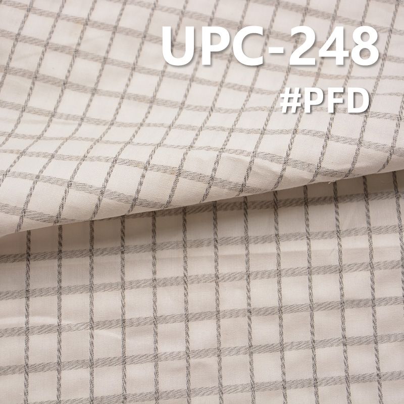 Yarn-Dyed Check Fabric | 151g/m² Cotton Metallic Yarn-Dyed Fabric | Fabric for Trousers, Skirts & Tops