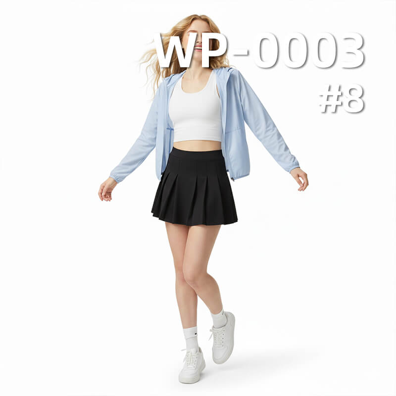 T8 High-Stretch Polyester Rib-stop Fabric | 72g/m2 Ultra-lightweight Mini Grid (0.15*0.15) | UV Protection | For Sun Shirts