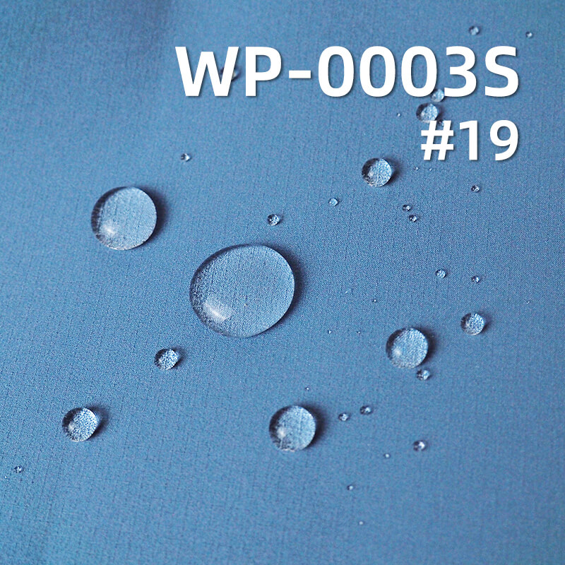 Waterproof 3L T8 Stretch Fabric | 119g/m2 Lightweight Polyester Rib-stop | with Soft Tricot Backer | Technical Fabric for Outdoor Shells