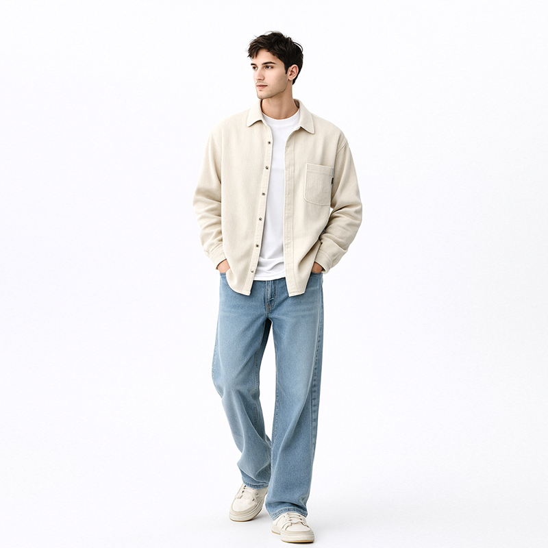 [PFD] 8 Wale Cotton Corduroy | 300g/m2 Heavyweight Thermal Fabric | For Autumn/Winter Jackets & Pants