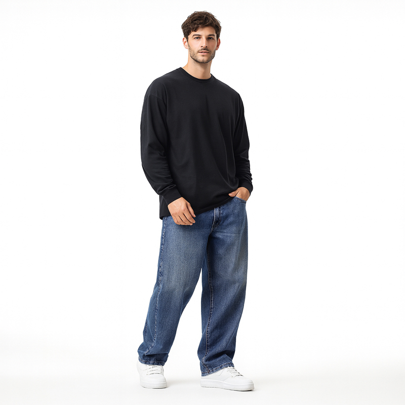 Yarn-Dyed Slub Denim | 12oz Heavyweight Cotton Twill (RHT) Weave | For Premium Jeans & Jackets