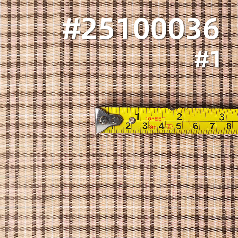 Yarn-Dyed Cotton Plaid Fabric | 90g/m2 Ultra-lightweight Plain Weave | For Summer Blouses, Skirts & Shirts