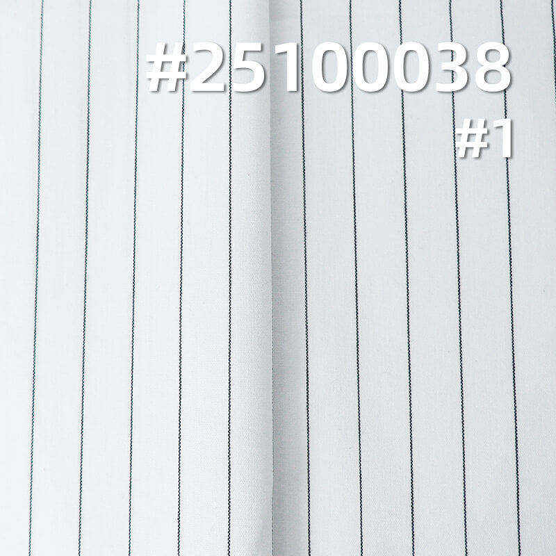 Yarn-Dyed Cotton Stripe Fabric | 120g/m2 Lightweight Plain Weave | For Fashion Shirting, Blouses & Skirts