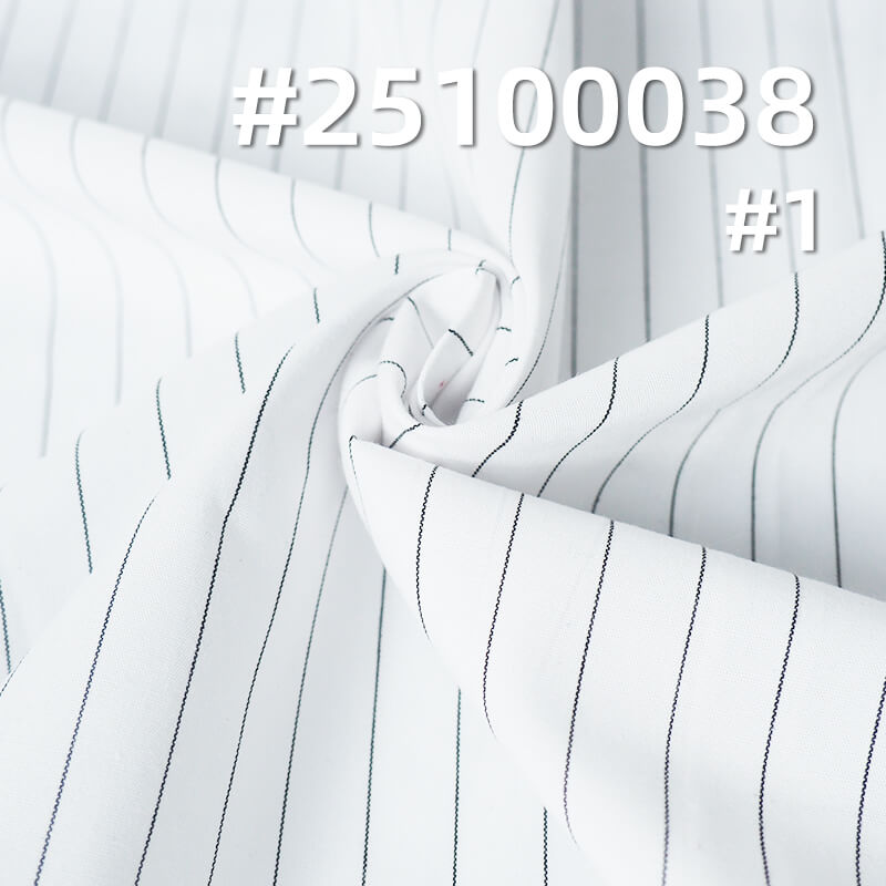 Yarn-Dyed Cotton Stripe Fabric | 120g/m2 Lightweight Plain Weave | For Fashion Shirting, Blouses & Skirts