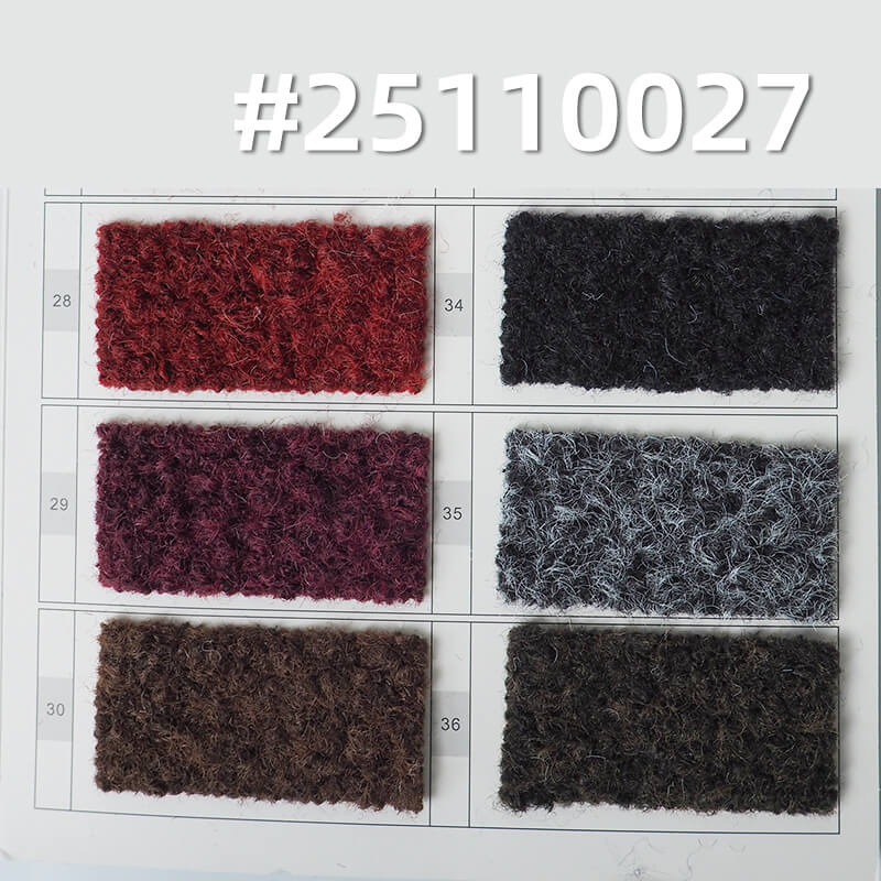 Potala Style Polyester Bouclé Knit | 365g/m2(550g/m) Heavyweight Textured Fabric |For Coats, Skirts, Footwear & Hats