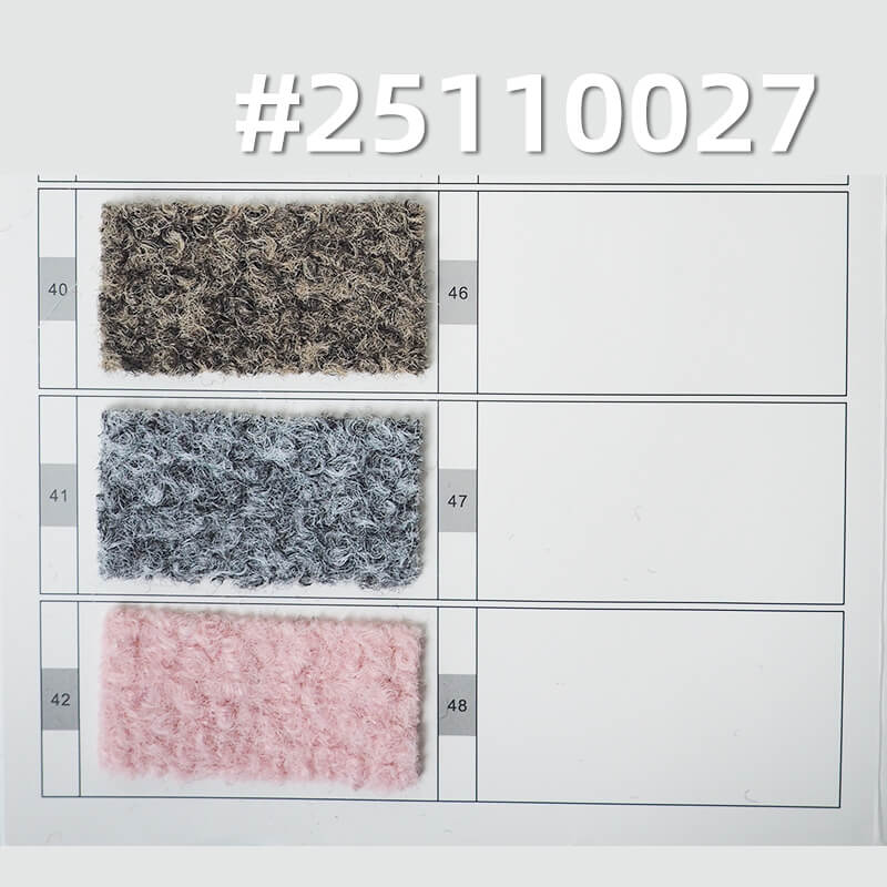 Potala Style Polyester Bouclé Knit | 365g/m2(550g/m) Heavyweight Textured Fabric |For Coats, Skirts, Footwear & Hats