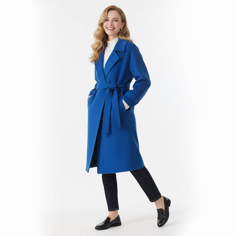 Cashmere-like Wool-feel Knit | 400g/m2 (600g/m) Heavyweight Polyester Fabric | in Dark Colors | For Coats & Hats