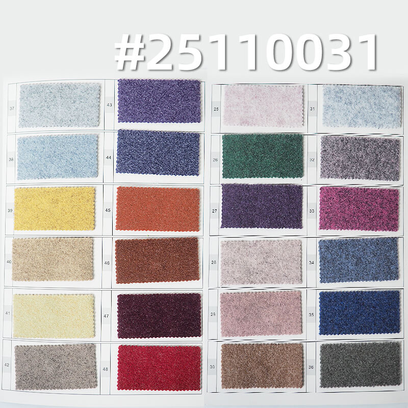 Silky T/R Wool-like Knit | 400g/m2(600g/m) Heavyweight Polyester Rayon Blend | For Luxury Coats, Trousers & Capes