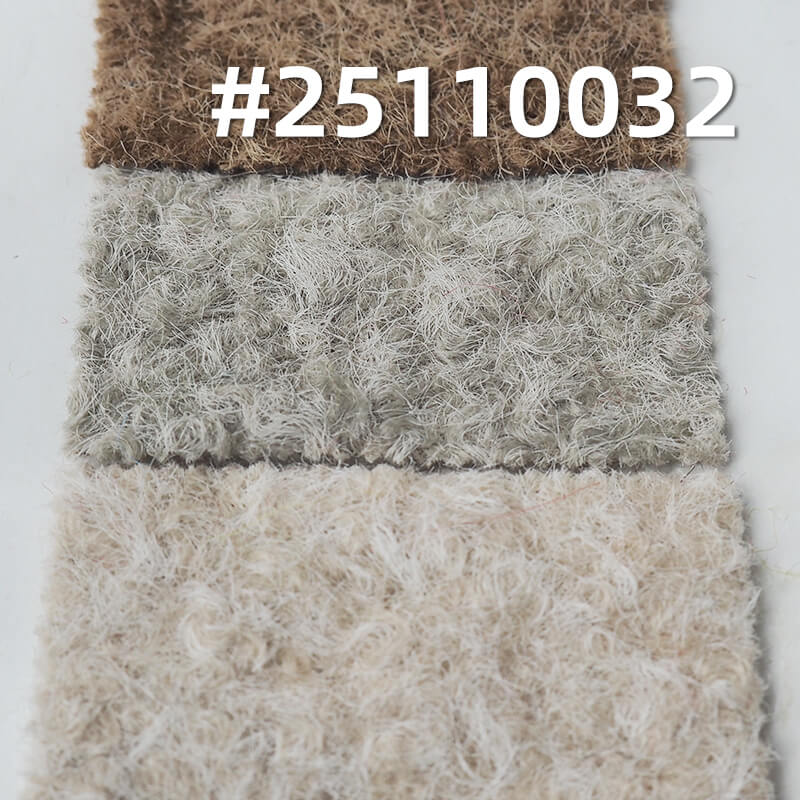 Heavyweight Knit Coating Fabric | 400g/m2(600g/m) Textured Popcorn Fleece | Warm & Sparkling | ForCoats & Outerwear