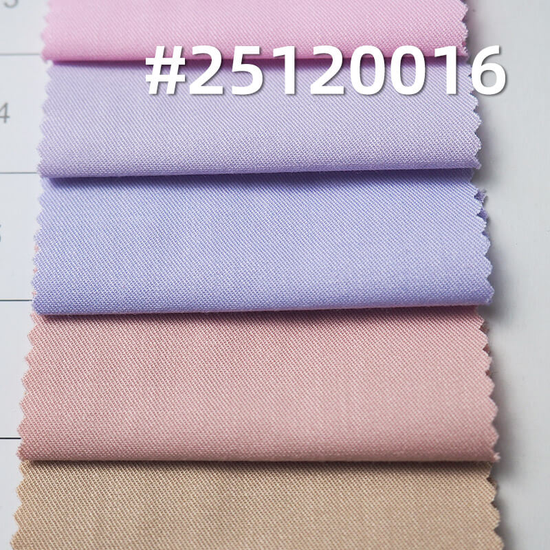 Stretch Polyester Bamboo Blend | 145g/m2 Twill (LHT) Weave| Fine Twill Fabric for Shirts, Skirts & Blouses