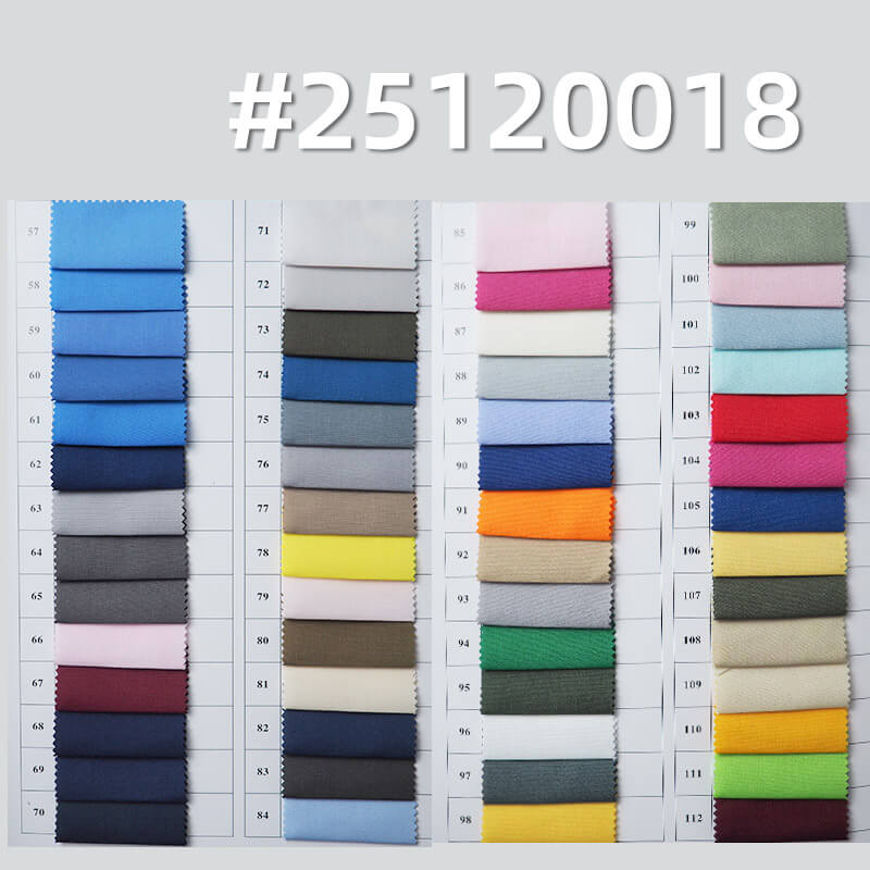 Poly-Cotton Poplin Fabric | 115g/m2 Lightweight T/C Plain Weave | For Shirting, Uniforms & Dresses