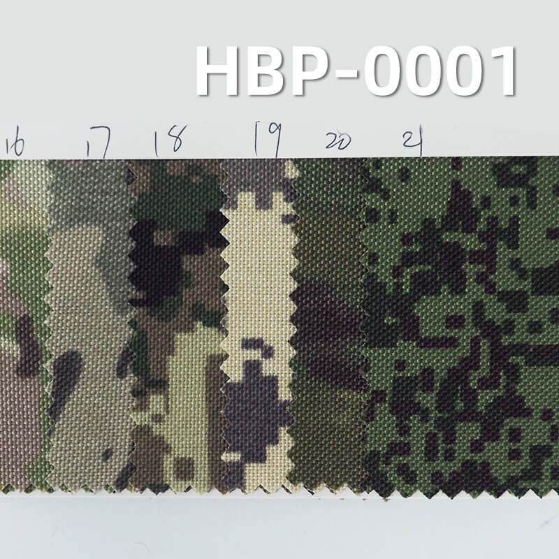 1000D Polyester Oxford Fabric | 230g/m2 Heavy-Duty with Camouflage Print | Waterproof | For Tactical Gear, Backpacks & Luggage