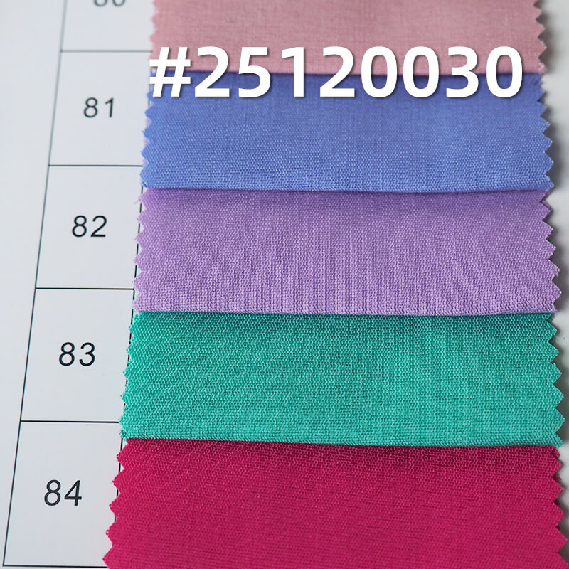 Stretch Poly-Cotton Poplin Fabric | 120g/m2 T/C Stretch Weave | For Shirting, Uniforms & Corporate Wear
