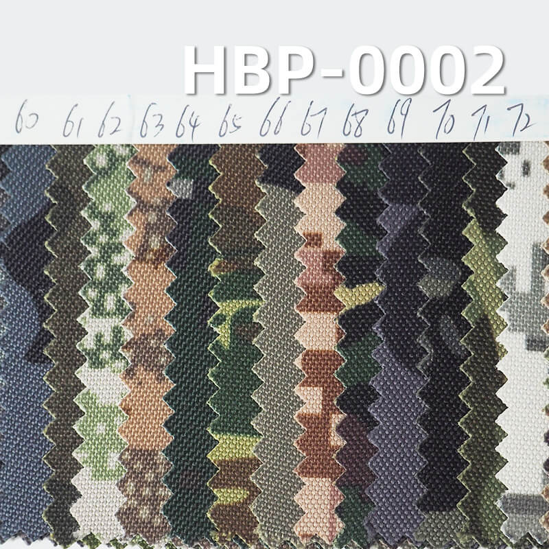 900D*600D Polyester Oxford | 370g/m2 Heavy-Duty Camouflage Print | PVC Coated & Waterproof | For Backpacks & Luggage