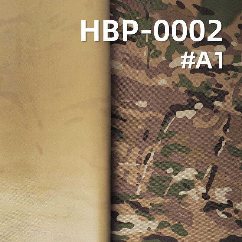 900D*600D Polyester Oxford | 370g/m2 Heavy-Duty Camouflage Print | PVC Coated & Waterproof | For Backpacks & Luggage