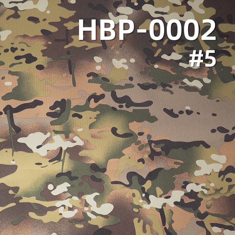 900D*600D Polyester Oxford | 370g/m2 Heavy-Duty Camouflage Print | PVC Coated & Waterproof | For Backpacks & Luggage