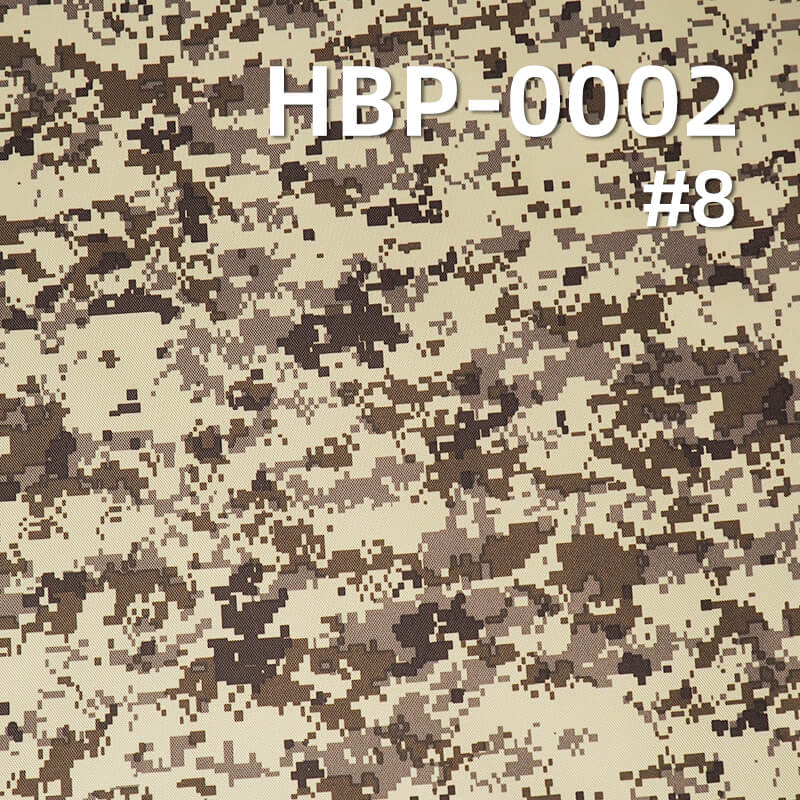 900D*600D Polyester Oxford | 370g/m2 Heavy-Duty Camouflage Print | PVC Coated & Waterproof | For Backpacks & Luggage