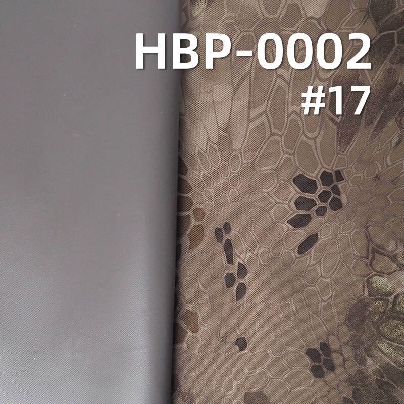 900D*600D Polyester Oxford | 370g/m2 Heavy-Duty Camouflage Print | PVC Coated & Waterproof | For Backpacks & Luggage