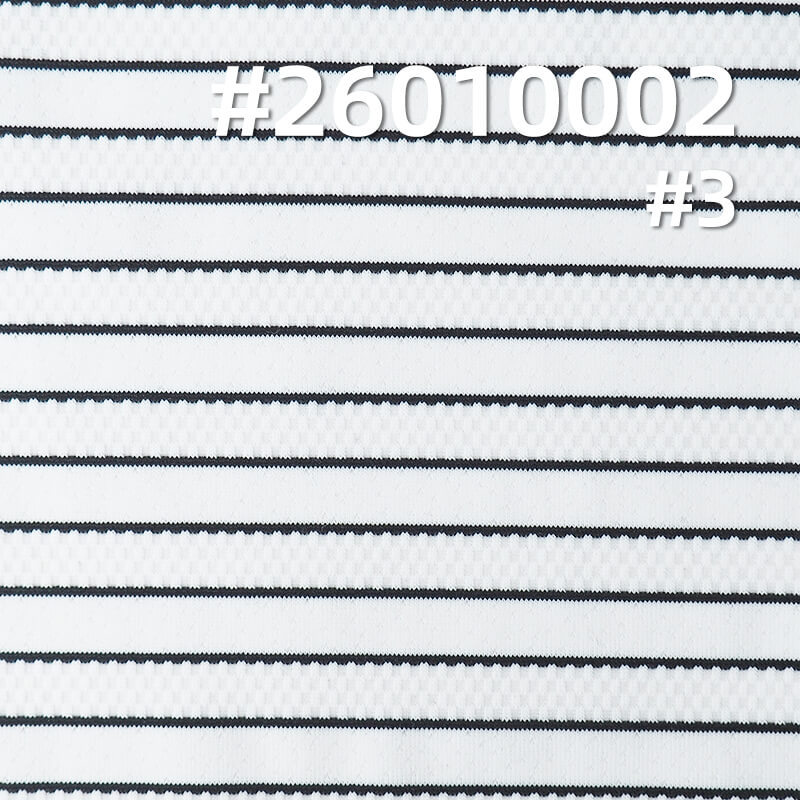 Two-Tone Dobby Knit | 172g/m2 Nylon Polyester Stretch Fabric | Quick-Dry | For Activewear, T-Shirts & Sportswear